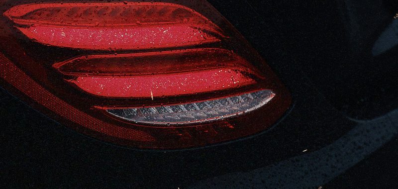 AMG taillights, shot on iPhone